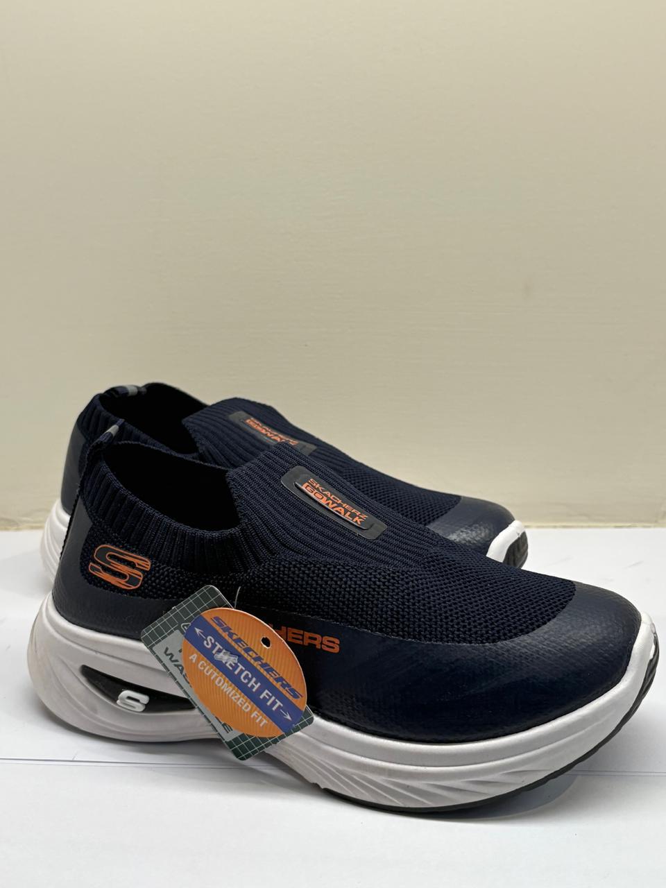 Skechers Black & Orange Sneakers