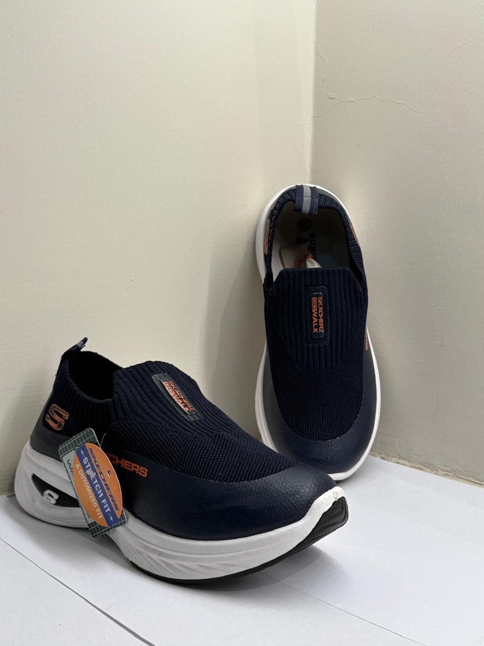 Skechers Black & Orange Sneakers