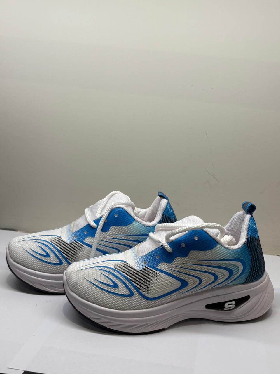 Skechers Sky & White Sneakers