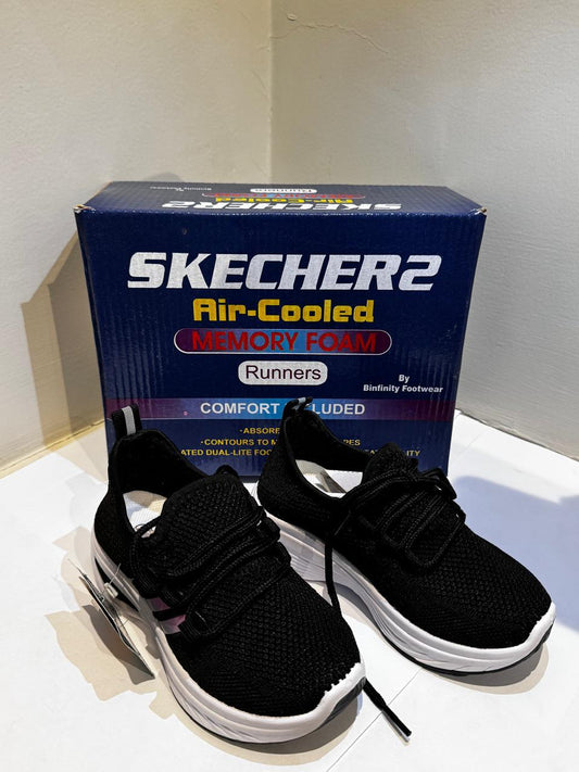 Skechers Black With Laces Sneakers